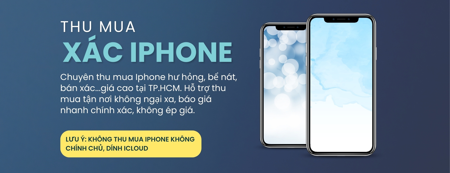 Thu mua xác iphone